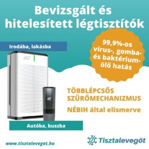 Read more about the article Tiszta levegő otthonába, irodájába, autójába – bevizsgált és hitelesített légtisztítók