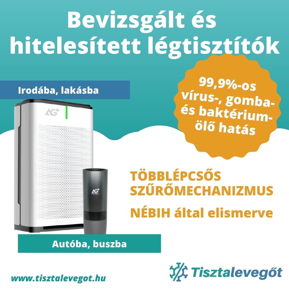 You are currently viewing Tiszta levegő otthonába, irodájába, autójába – bevizsgált és hitelesített légtisztítók